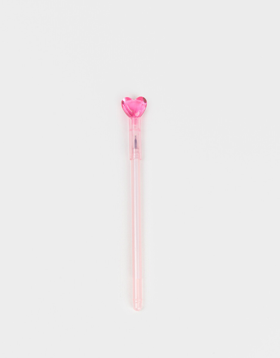 Lapicera Con Dije De Corazón 
