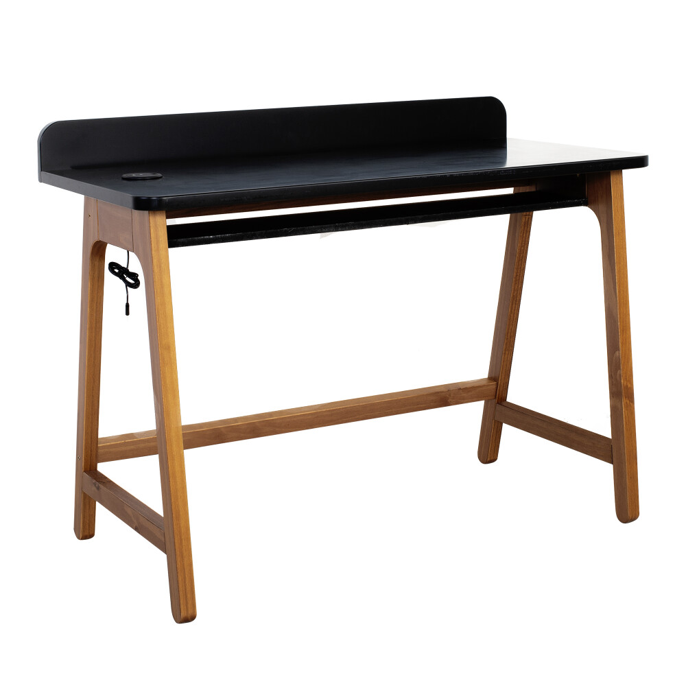 ESCRITORIO MDF-Y-MADERA NEGRO VOLT
