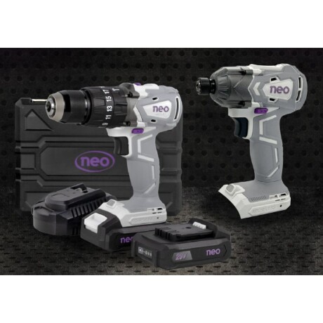 COMBO TALADRO NEO PERCUTOR TP1070/20K2 20V + LLAVE DE IMPACTO ALI1012/20 COMBO TALADRO NEO PERCUTOR TP1070/20K2 20V + LLAVE DE IMPACTO ALI1012/20