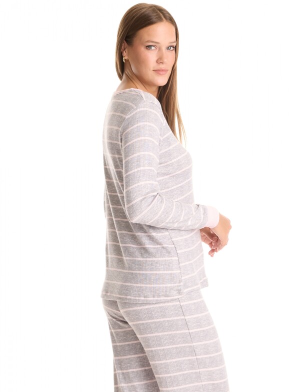 Pijama Con Pantalon GRIS/MULTI