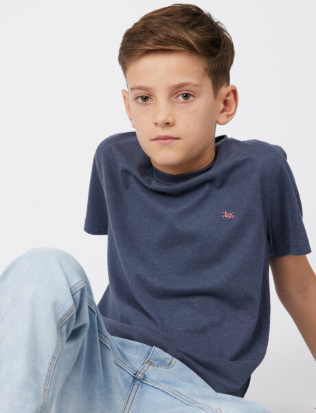 REMERA BÁSICA DE ALGODÓN Denim