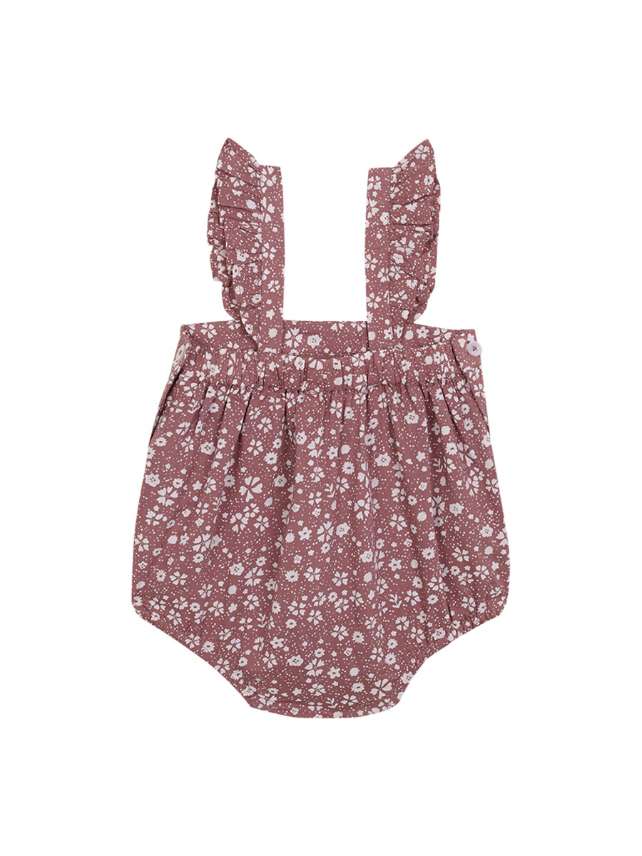 Rana Estampada Con Tirante Purpura