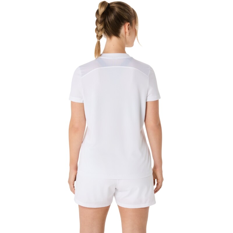 Polo Tenis Court SS Top Mujer Brilliant White