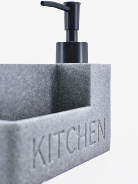 DISPENSADOR DETERGENTE GRIS OSCURO