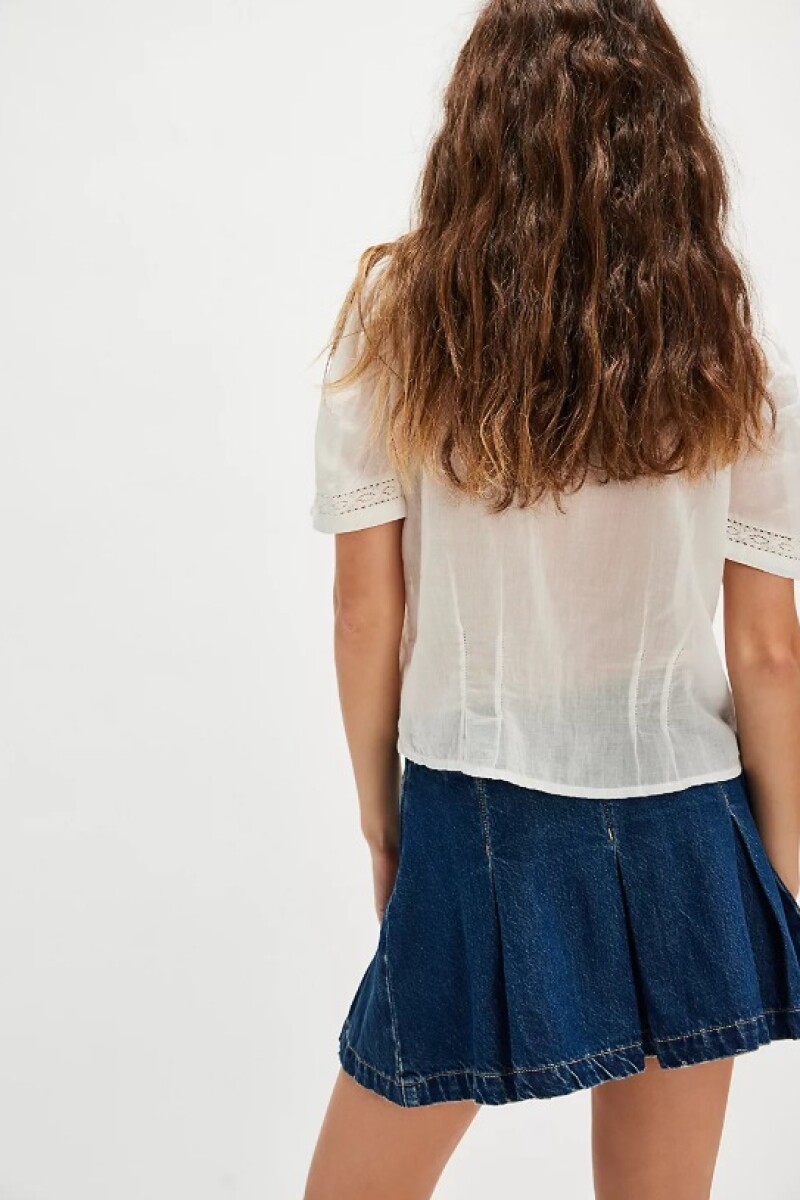 MADISON AVE DENIM MINI Azul