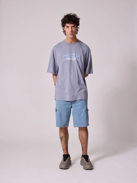 T-SHIRT DIXIE MITON GRIS CLARO