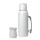 Kit Termo Comet 1lt con manija estándar + Mate acero inoxidable Blanco