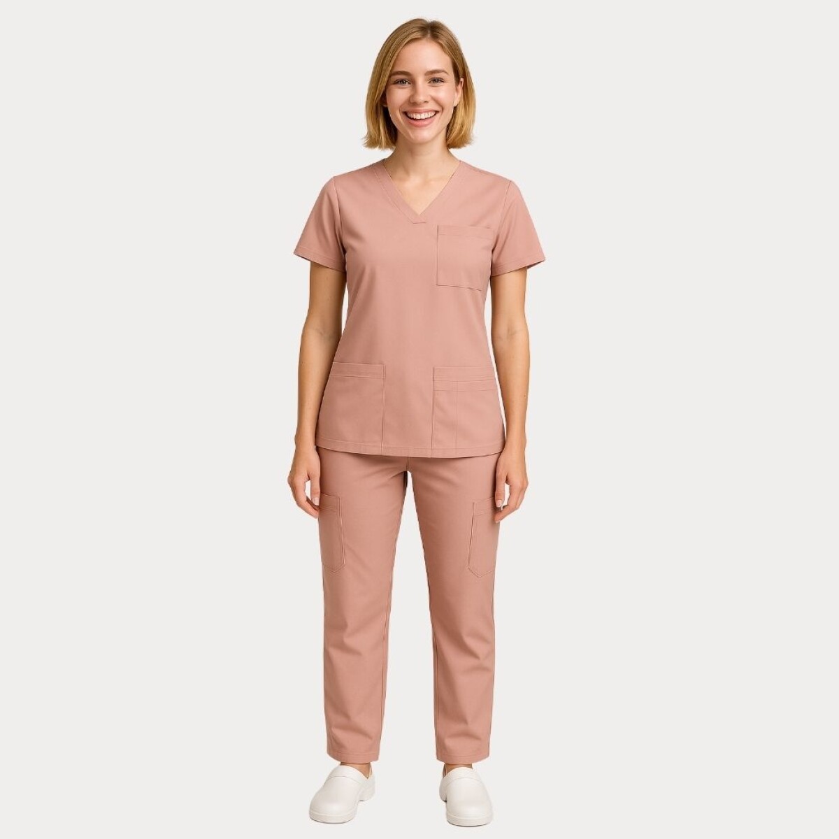 Pantalón Classic Dama ARGON Elastizado - Rosa 