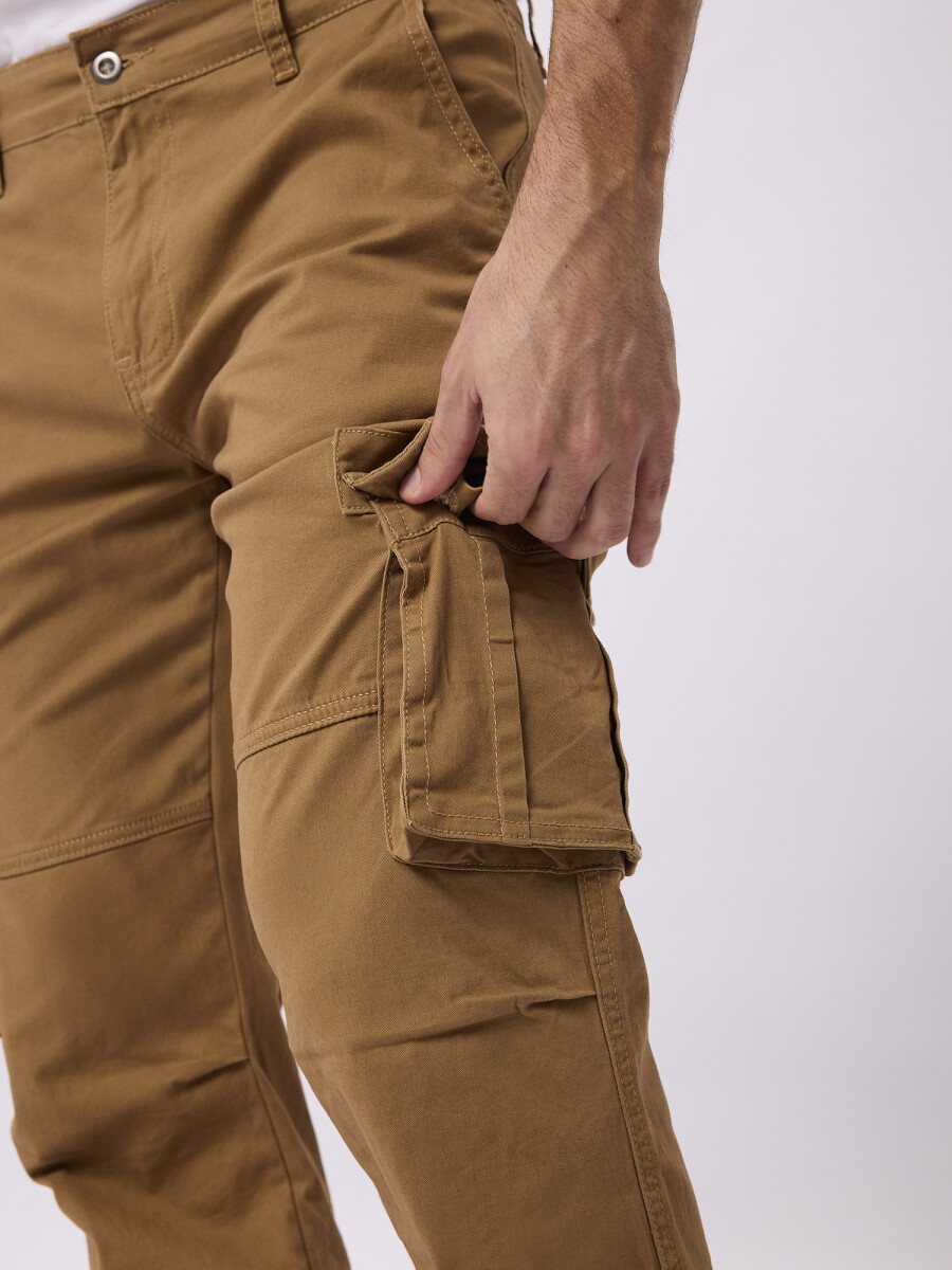 Pantalon cargo Ryder - tostado 