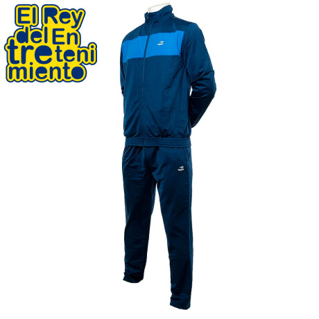 Equipo Deportivo Topper Campera + Pantalón Hombre Azul/Celeste