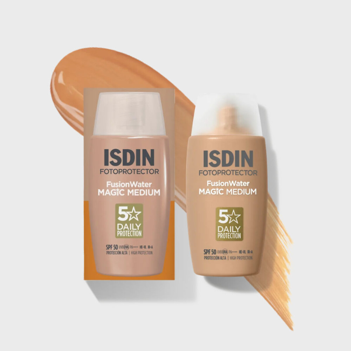 Protector Solar Facial - FOTOPROTECTOR Fusion Water MAGIC Color Medium SPF50 50ml 