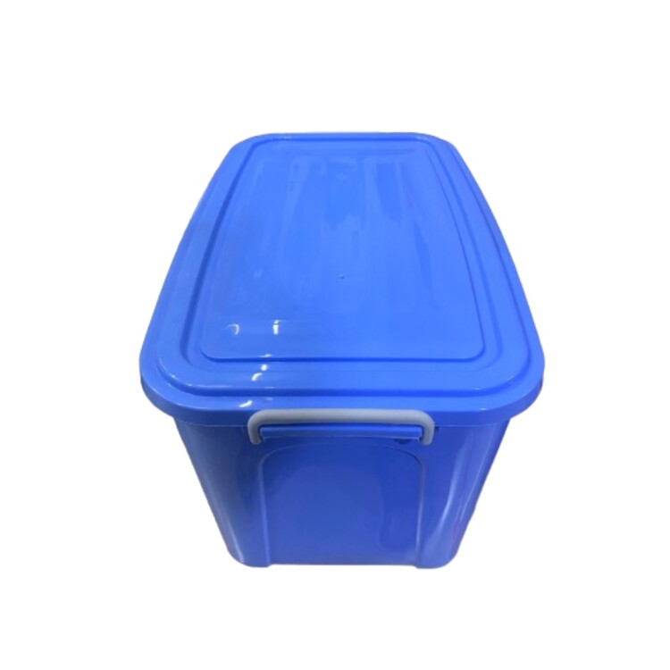 CAJA ORGANIZADORA APILABLE 30 LITROS AZUL