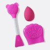 Set de limpieza facial esponjas Color Fucsia