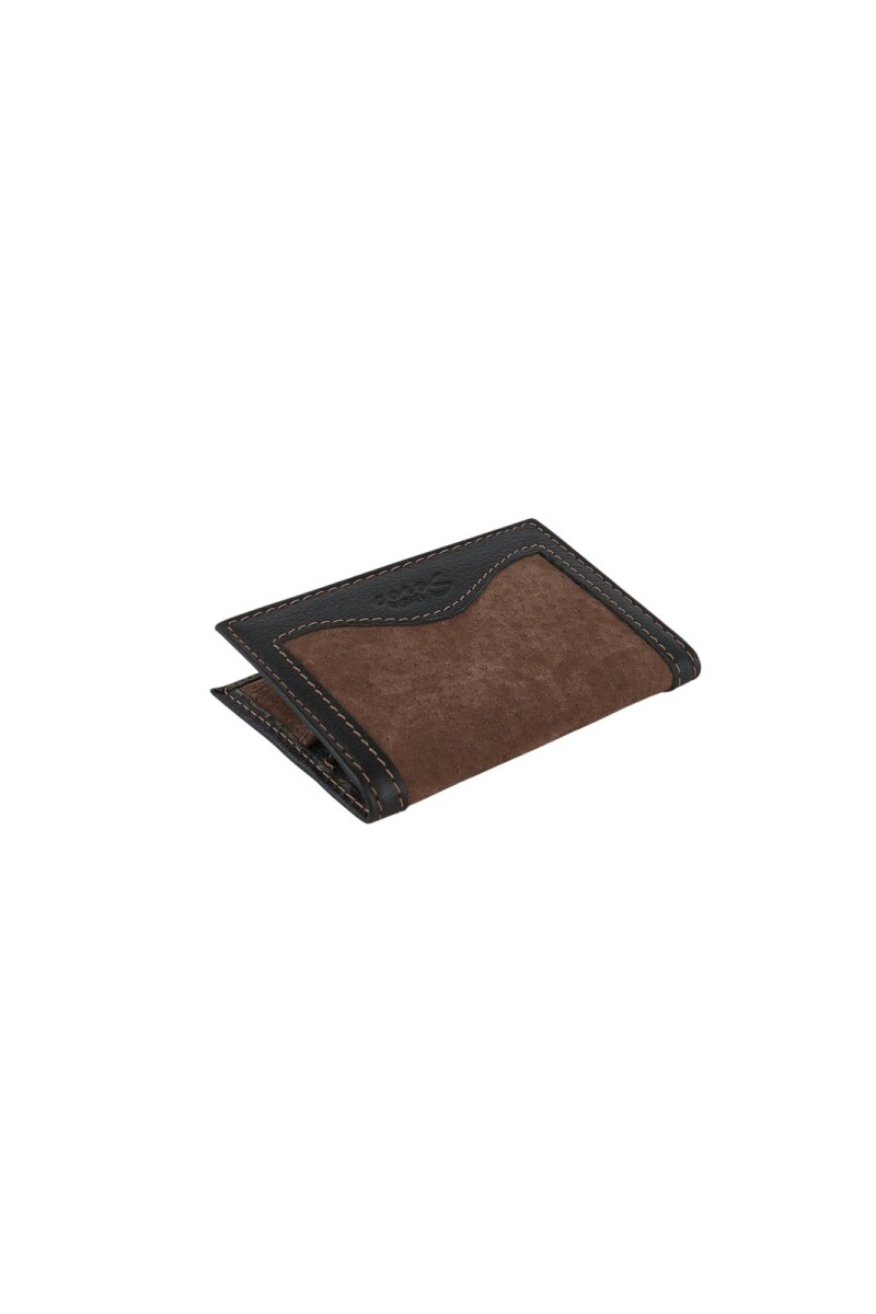 porta documento con marco Marron