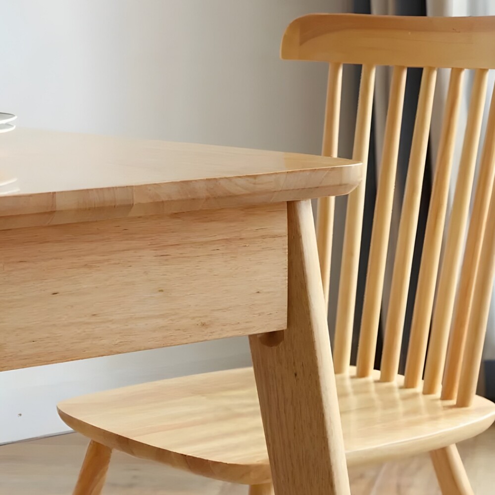 Mesa de comedor Extensible - Madera maciza 90 a 120 cm Elan Mesa de comedor Extensible - Madera maciza 90 a 120 cm Elan