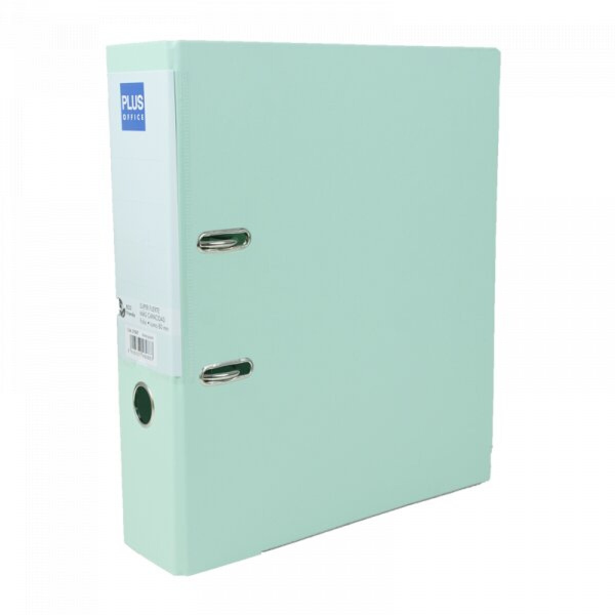 Archivador A4 Plus Office Pastel Lomo 8 cm - Verde Agua 