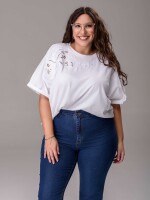 Remera Calada Blanco