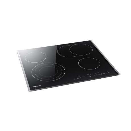 Anafe Eléctrico Samsung 60 cm 4 Zonas Vitrocerámico Vidrio Negro