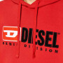 Poleron Diesel S-Ginn-Hood-Div Hombre Ribbon Red