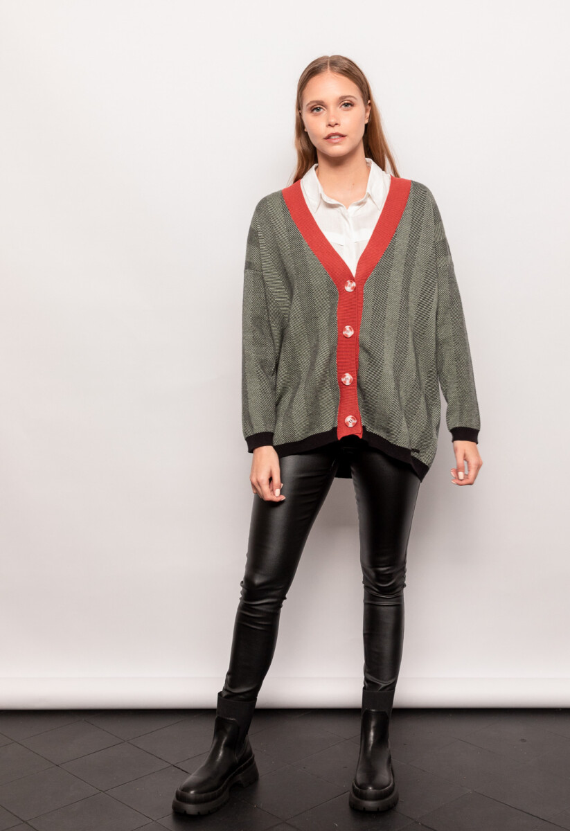 CARDIGAN DOLO - Negro 
