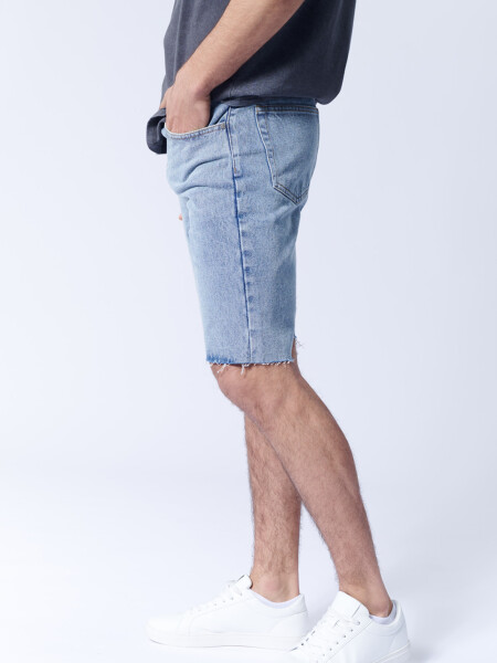 Bermuda jean Azul Claro