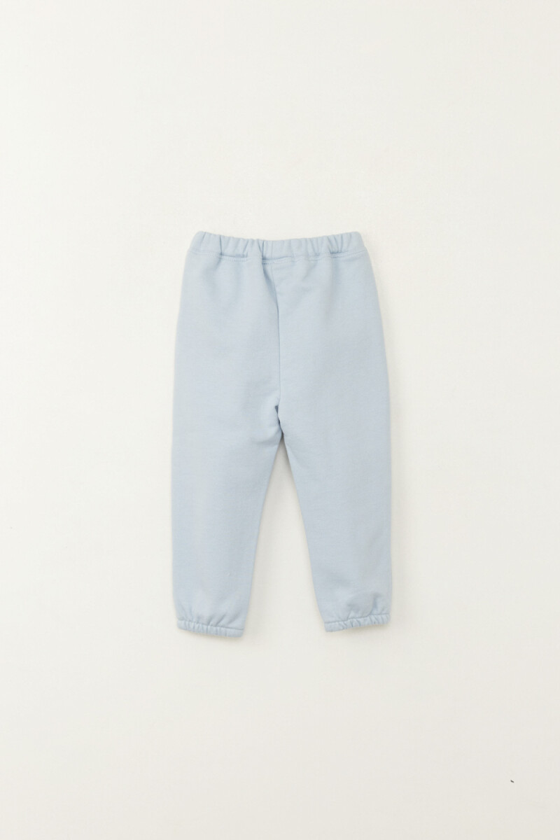 Pantalón deportivo jogger Celeste