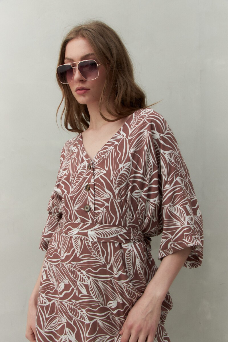 VESTIDO AVELLANAS Chocolate