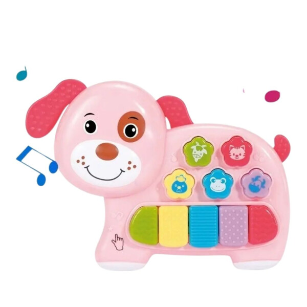 Mini Teclado Para Bebé Rosa