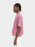 Camisa Con Cremallera 100% Lyocell rosa