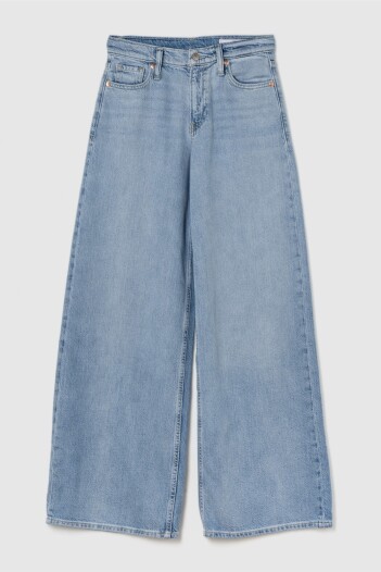 Jean Baggy Tiro Medio Mujer Light Indigo 11