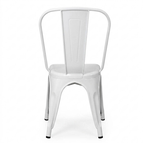 Silla Tolix Metálica Acero Industrial Sandman Comedor Blanco