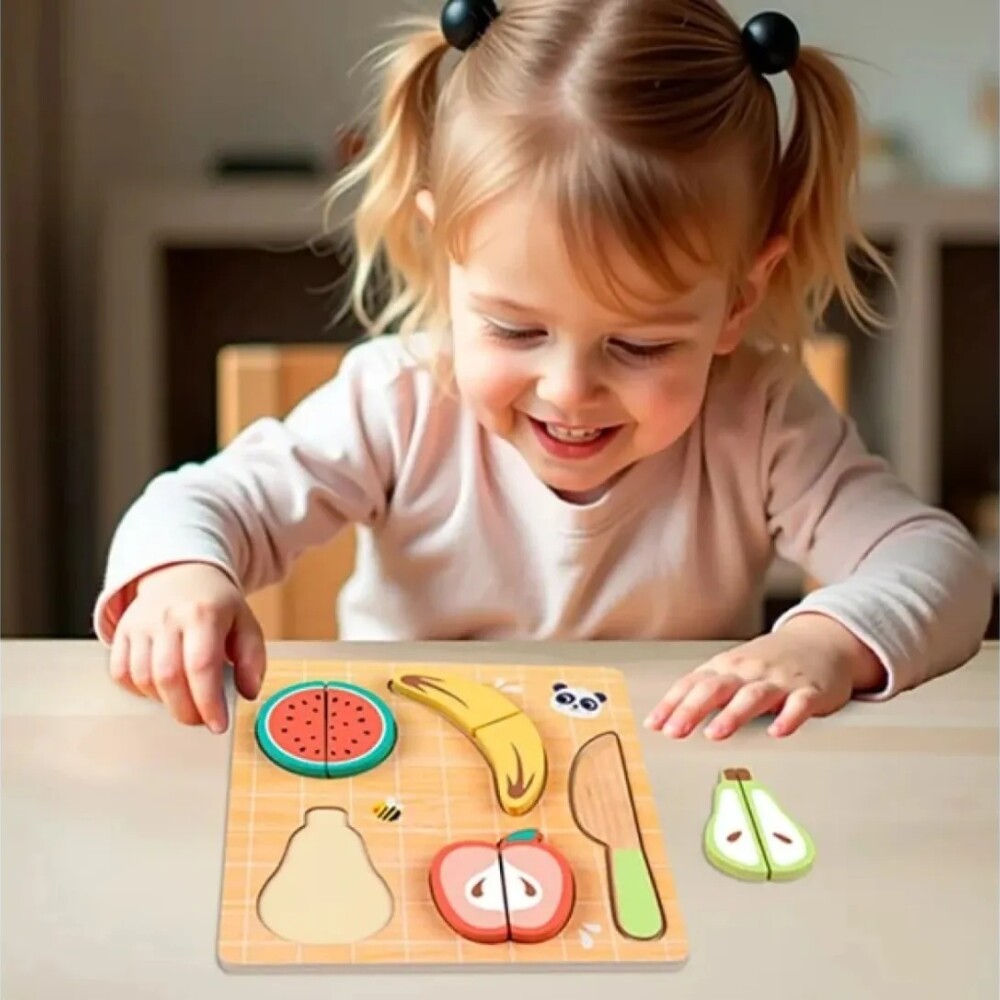 Juego de en madera HiPando frutas Juego de en madera HiPando frutas