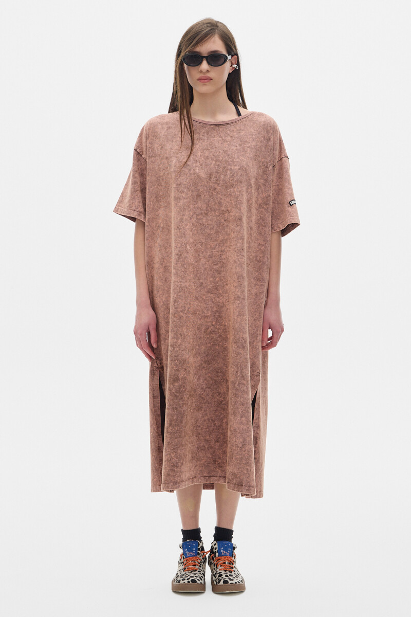Vestido Pad Cotton - Rust 