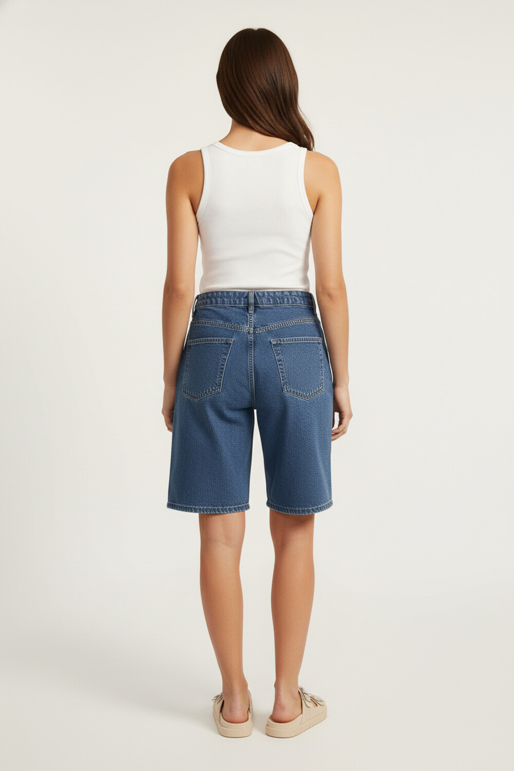 Short Sereia Azul Medio