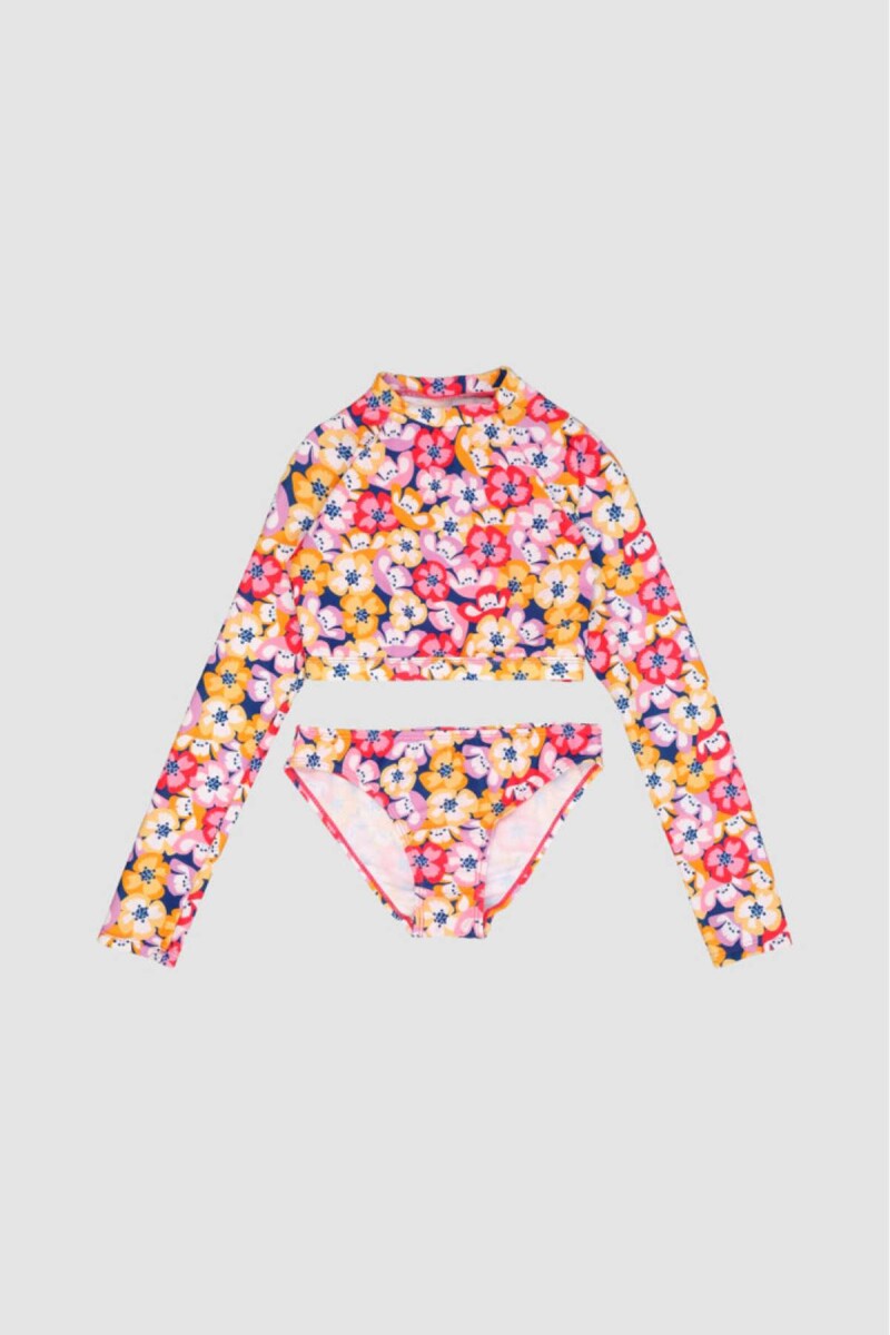 Set dash manga larga 6-18a - Boom floral 