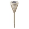 LAMPARA LED SOLAR BEIGE CL 43CM Unica
