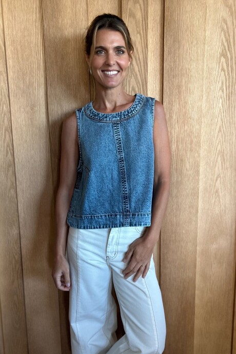 Chaleco Cadaqués Sky Blue