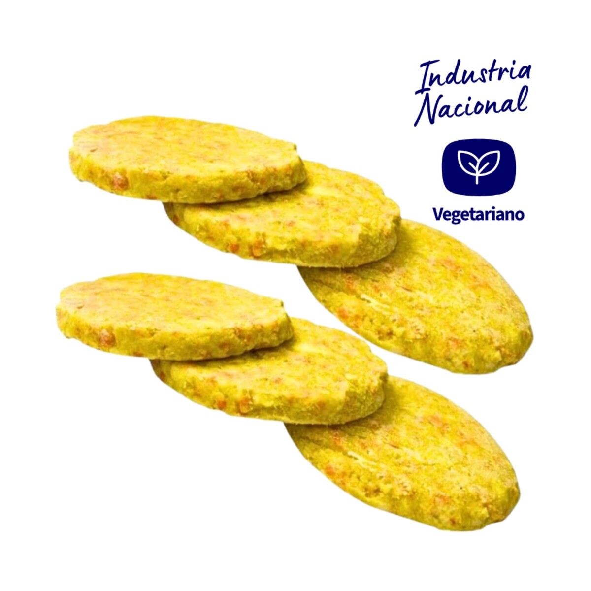 Hamburguesas Veggie Gecé - 6 ud. - 450 g - - Calabaza y Queso 