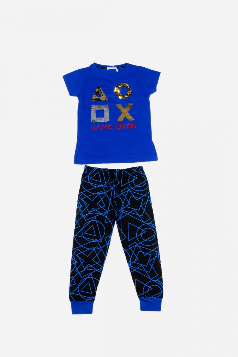 Conjunto de niños - UNISEX AZUL FRANCIA