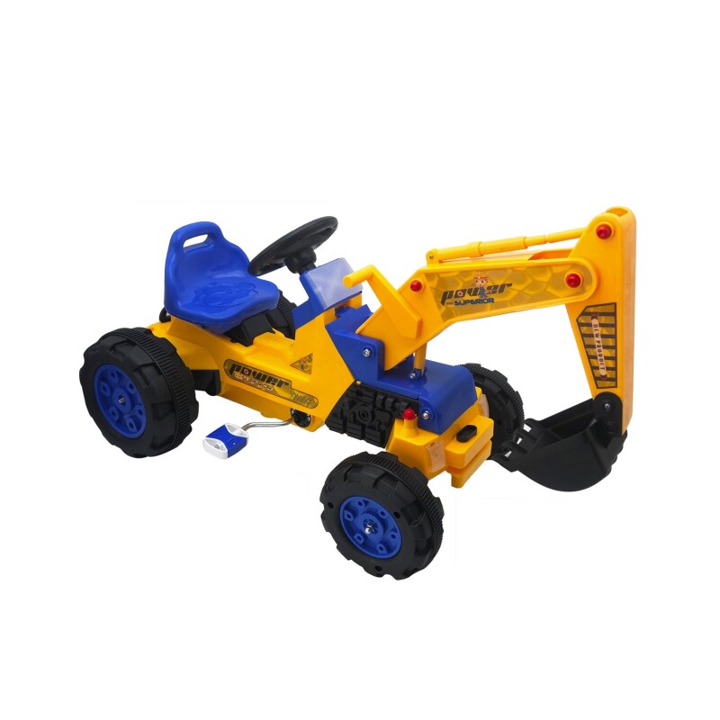 Buggy máquina excavadora construcción a pedal Amarillo