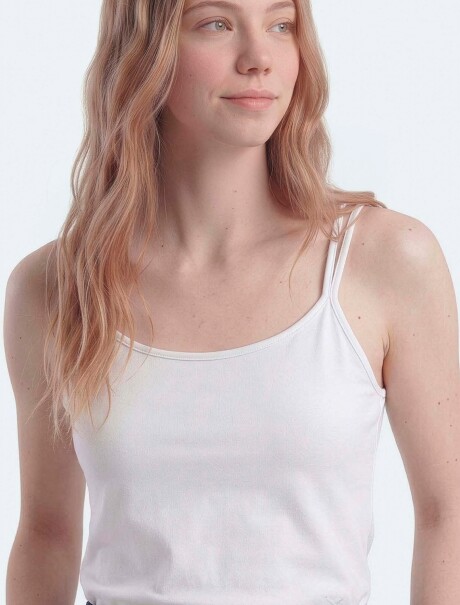 MUSCULOSA BÁSICA BLANCO