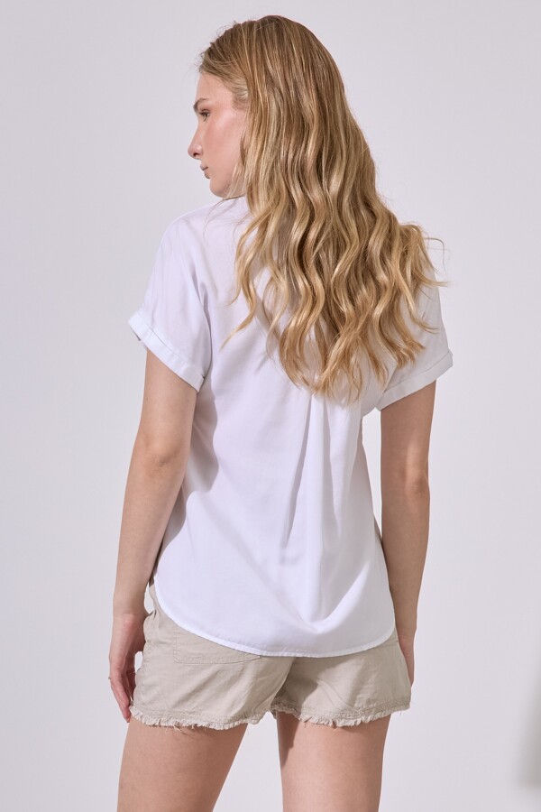 Camisa Tencel BLANCO