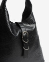 Saca Cartera Formato Hobo Negra - Negro