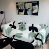 Manta para sillón y cama con diseños flores 230cm
