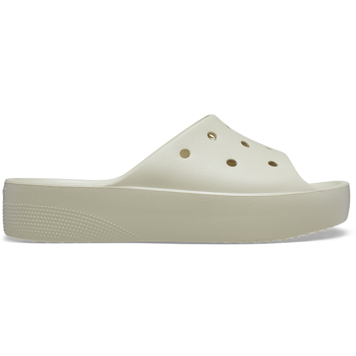 Sandalias Classic Platform Slide - Beige 