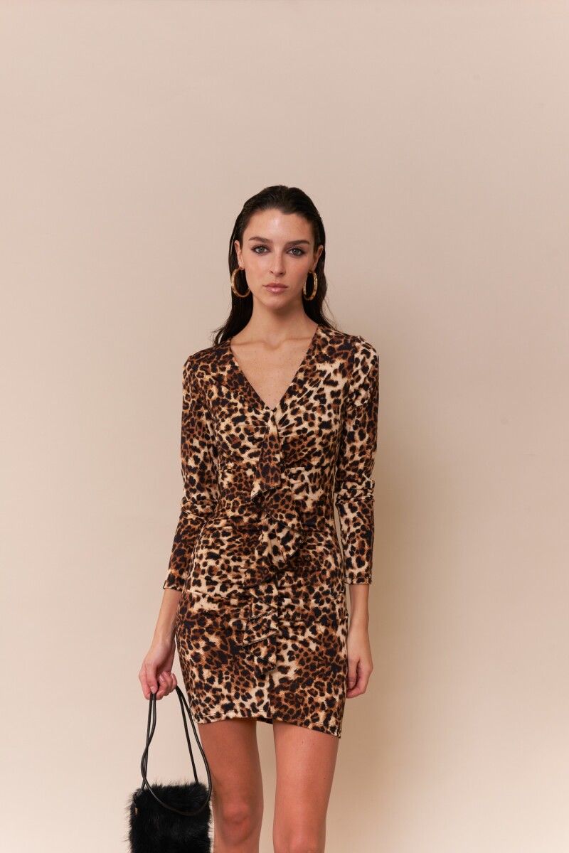 Vestido Parda MARRON