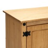Rack 2 puertas 1 Estante - 160cm - Linea Mexicana Natural