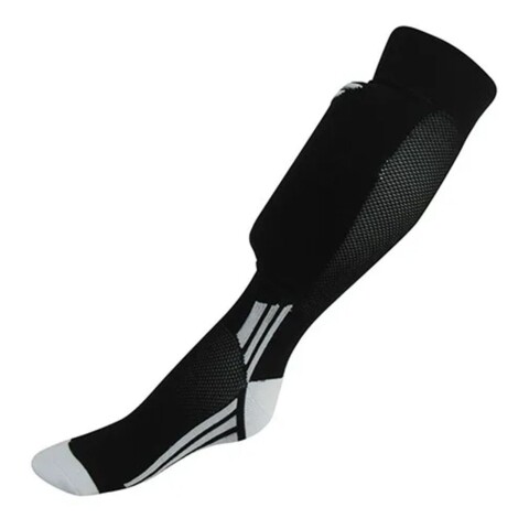 Franklin Medias Con Canillera Pantorrillera Fútbol Hockey Color Variante Negro