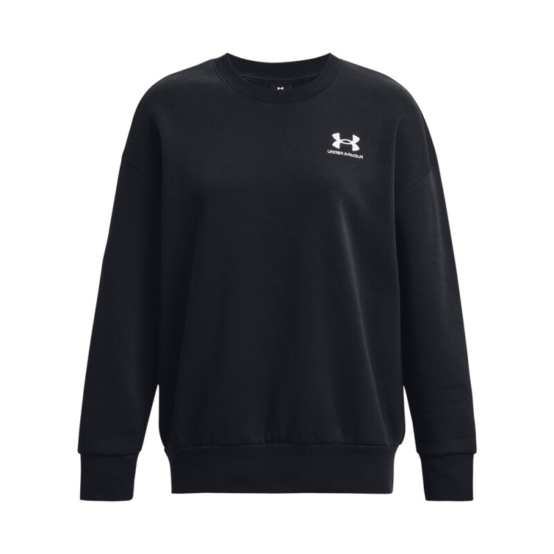 UA Icon Fleece OS Crew-PPL BLK-001
