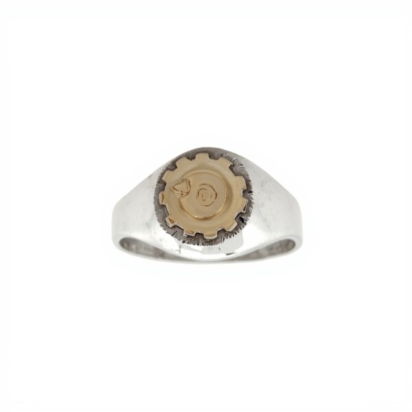 Anillo Profesión Ingeniería -Plata y Oro -Sin Piedra-AP5061 sinpiedra